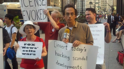 CMA protesters at Fox Chicago