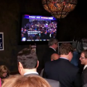 Romney supporters in a bar Romney supporters in a bar