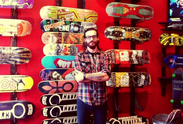 Rich Troche, co-owner of Citizen Skate Cafe