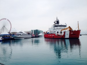 The 54 member ship will deliver trees for over 1,500 families in Chicago. Photo by: Alexis Castanos